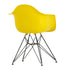 Cadeira de Braços em Plástico Eames DAR / Base Preta